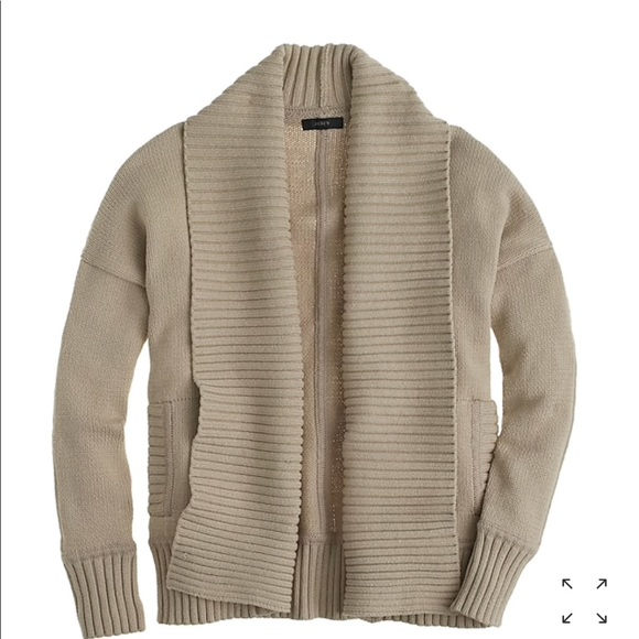 Jcrew Chunky Trim open cardigan XS/S - Picture 3 of 6